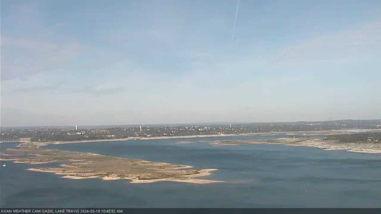 Lake Travis webcam, March 18, 2024 10:45 AM CT