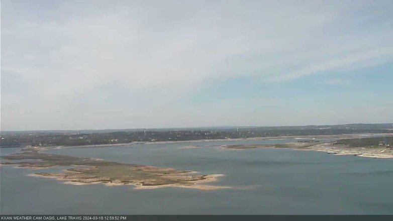 Lake Travis webcam, March 18, 2024 1:00 PM CT