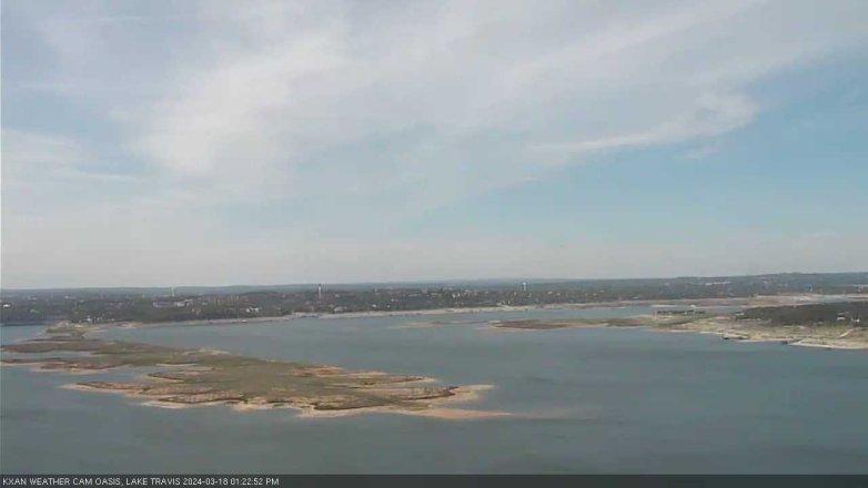 Lake Travis webcam, March 18, 2024 1:25 PM CT