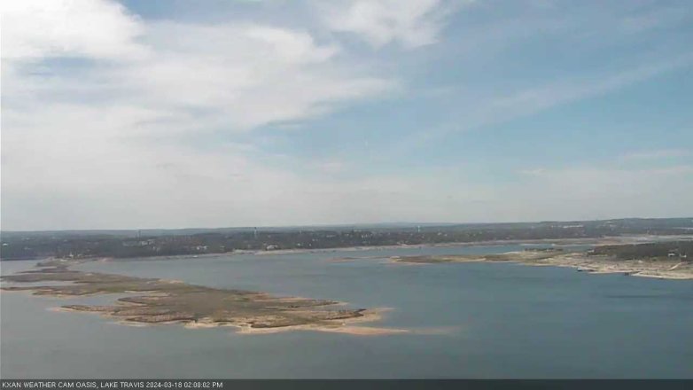 Lake Travis webcam, March 18, 2024 2:00 PM CT