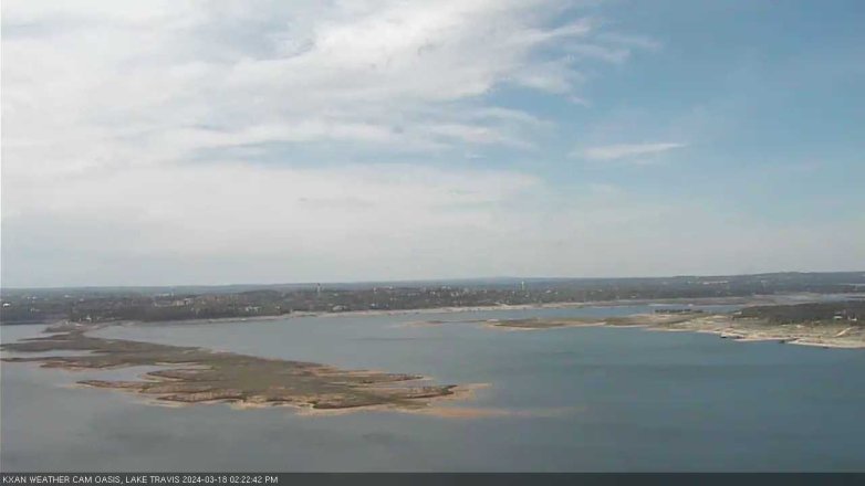 Lake Travis webcam, March 18, 2024 2:25 PM CT