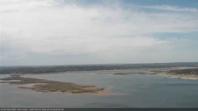 Lake Travis webcam, March 18, 2024 2:45 PM CT