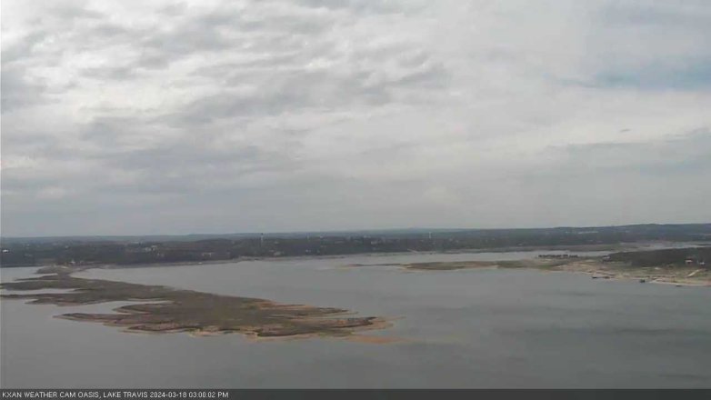 Lake Travis webcam, March 18, 2024 3:00 PM CT