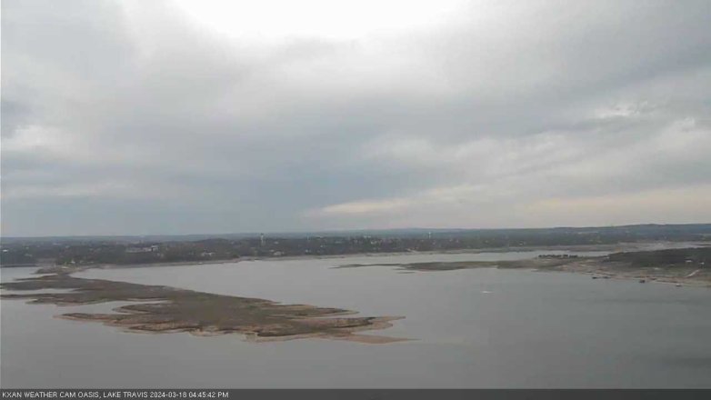 Lake Travis webcam, March 18, 2024 4:45 PM CT