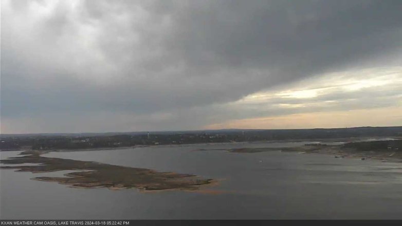 Lake Travis webcam, March 18, 2024 5:25 PM CT