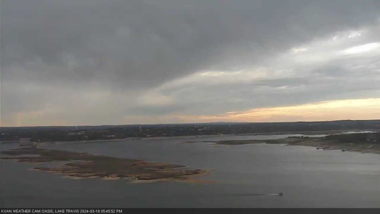 Lake Travis webcam, March 18, 2024 5:45 PM CT