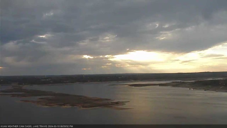 Lake Travis webcam, March 18, 2024 7:00 PM CT