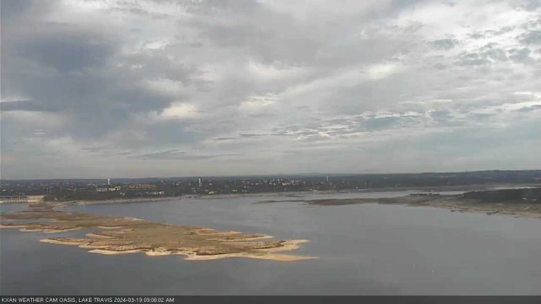 Lake Travis webcam, March 19, 2024 9:00 AM CT