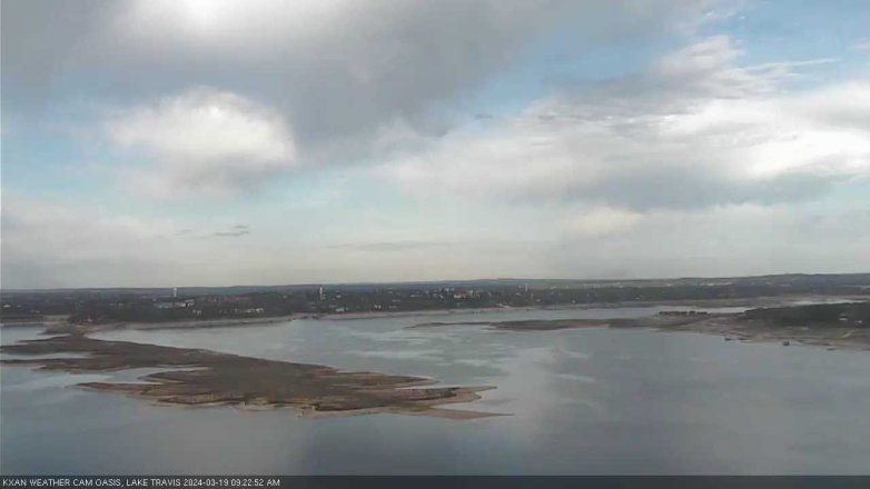 Lake Travis webcam, March 19, 2024 9:25 AM CT