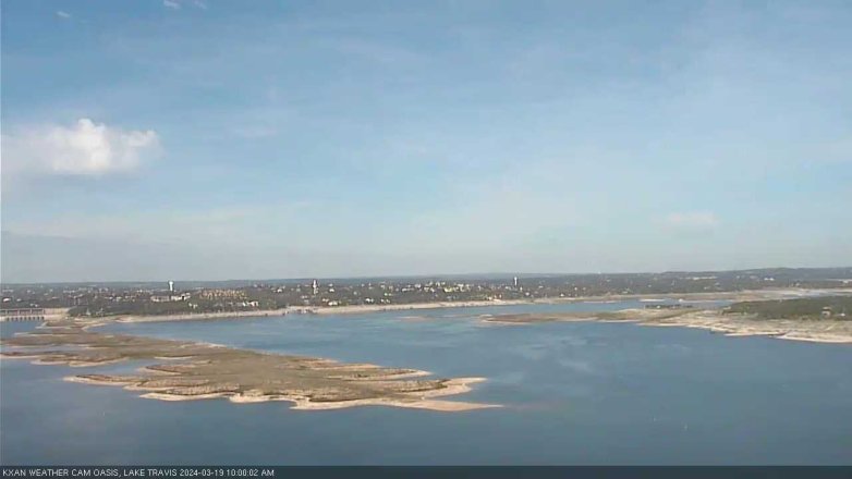 Lake Travis webcam, March 19, 2024 10:00 AM CT