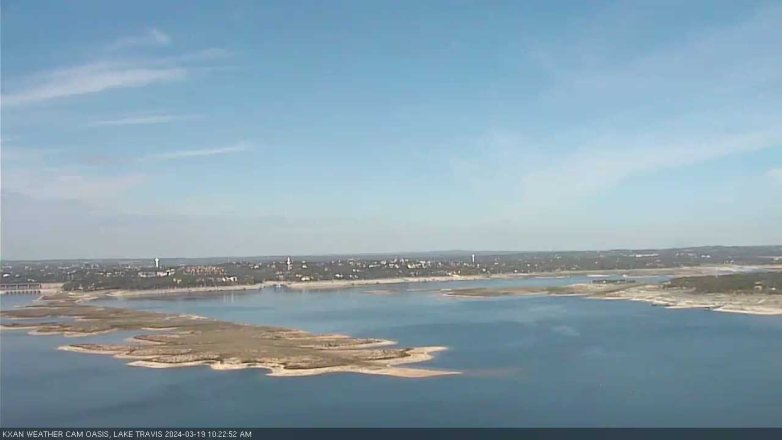 Lake Travis webcam, March 19, 2024 10:25 AM CT