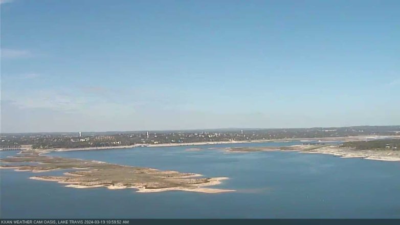 Lake Travis webcam, March 19, 2024 11:00 AM CT