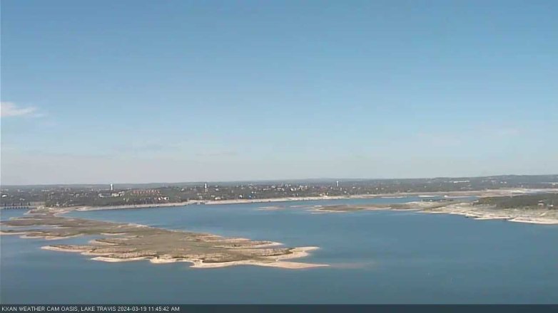 Lake Travis webcam, March 19, 2024 11:45 AM CT