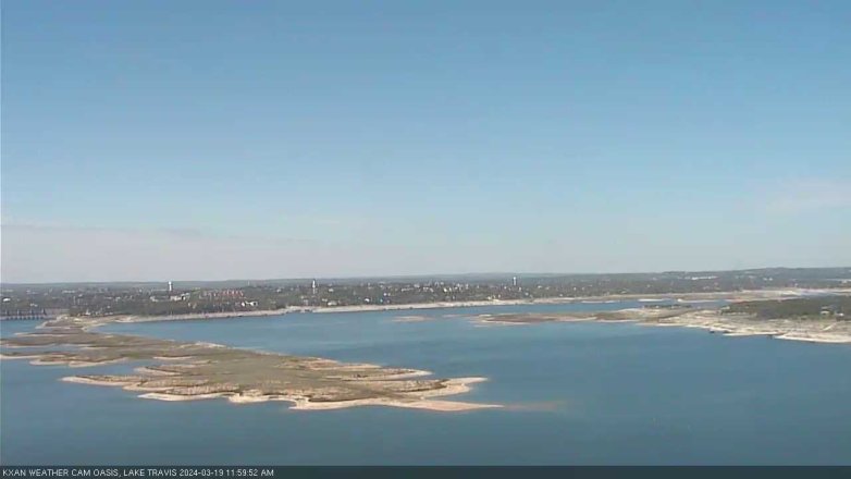 Lake Travis webcam, March 19, 2024 12:00 PM CT