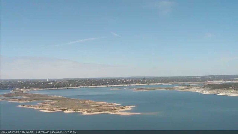 Lake Travis webcam, March 19, 2024 12:25 PM CT