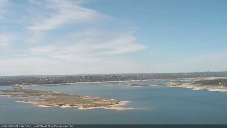 Lake Travis webcam, March 19, 2024 1:00 PM CT