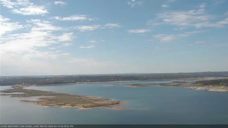 Lake Travis webcam, March 19, 2024 3:00 PM CT