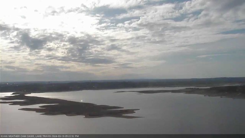 Lake Travis webcam, March 19, 2024 5:25 PM CT