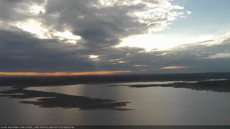 Lake Travis webcam, March 19, 2024 7:00 PM CT