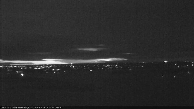 Lake Travis webcam, March 19, 2024 8:25 PM CT