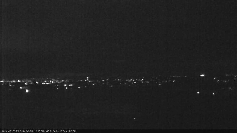 Lake Travis webcam, March 19, 2024 8:45 PM CT