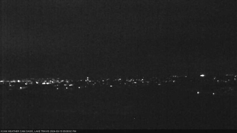 Lake Travis webcam, March 19, 2024 9:00 PM CT