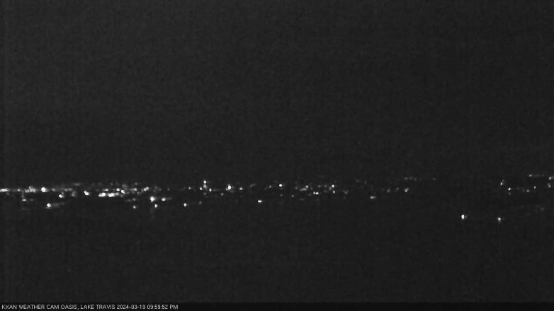 Lake Travis webcam, March 19, 2024 10:00 PM CT