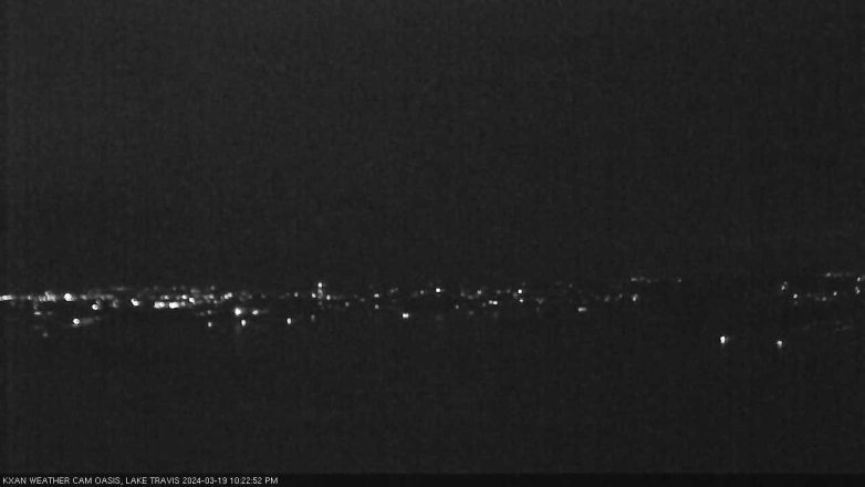 Lake Travis webcam, March 19, 2024 10:25 PM CT