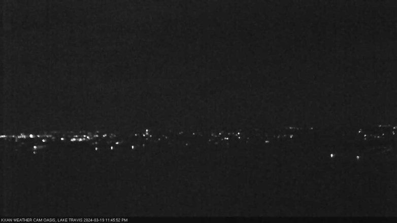 Lake Travis webcam, March 19, 2024 11:45 PM CT