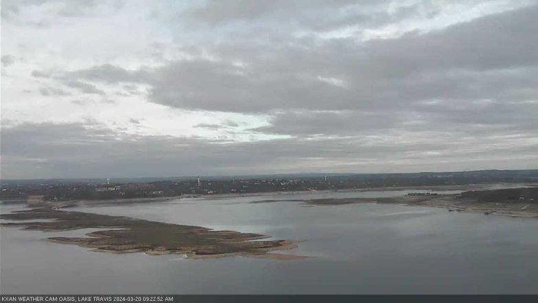 Lake Travis webcam, March 20, 2024 9:25 AM CT
