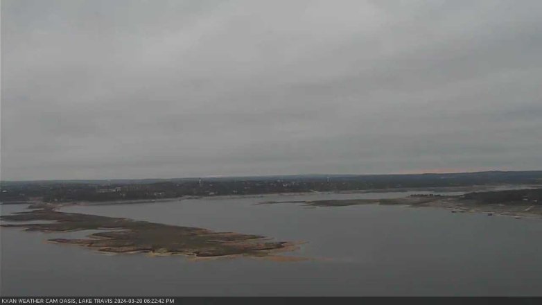 Lake Travis webcam, March 20, 2024 6:25 PM CT