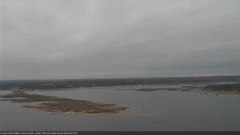 Lake Travis webcam, March 20, 2024 6:45 PM CT