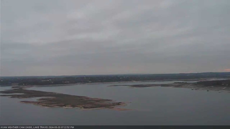 Lake Travis webcam, March 20, 2024 7:25 PM CT