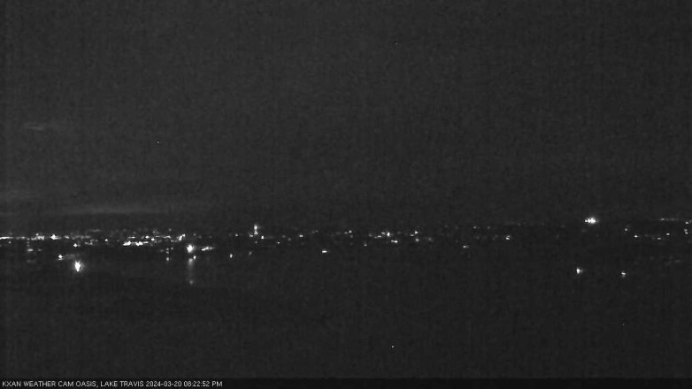 Lake Travis webcam, March 20, 2024 8:25 PM CT