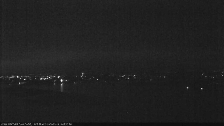 Lake Travis webcam, March 20, 2024 11:45 PM CT