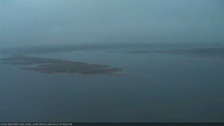 Lake Travis webcam, March 21, 2024 7:45 PM CT