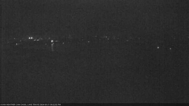 Lake Travis webcam, March 21, 2024 8:25 PM CT