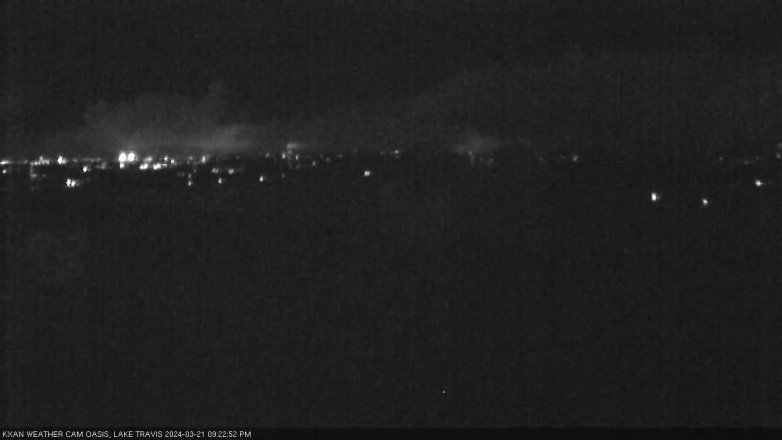 Lake Travis webcam, March 21, 2024 9:25 PM CT