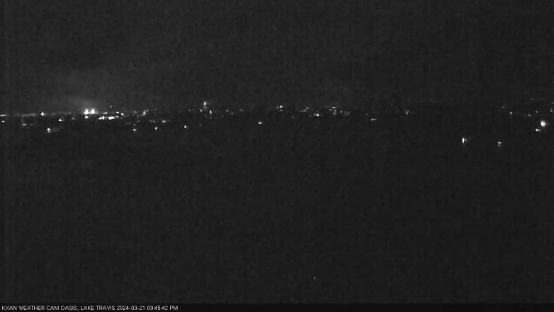 Lake Travis webcam, March 21, 2024 9:45 PM CT