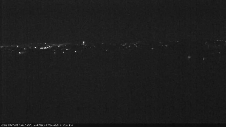 Lake Travis webcam, March 21, 2024 11:45 PM CT