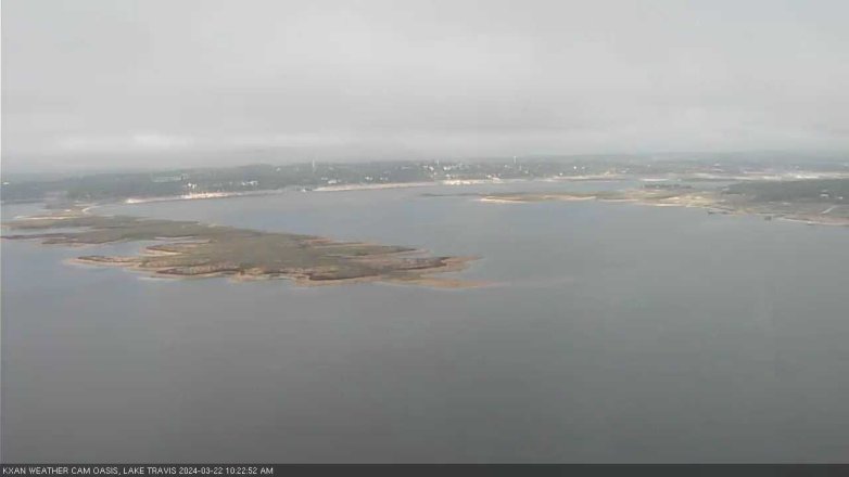 Lake Travis webcam, March 22, 2024 10:25 AM CT