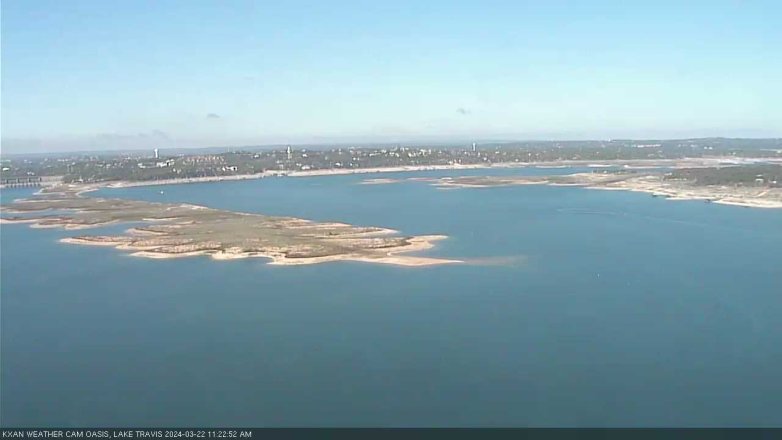 Lake Travis webcam, March 22, 2024 11:25 AM CT