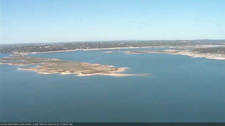 Lake Travis webcam, March 22, 2024 12:00 PM CT