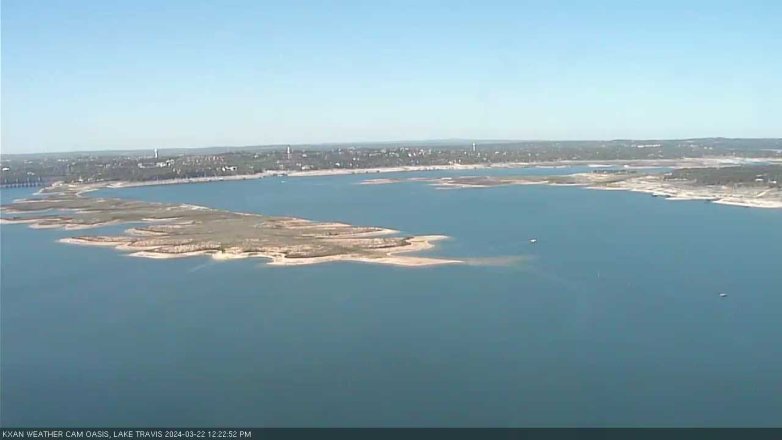 Lake Travis webcam, March 22, 2024 12:25 PM CT