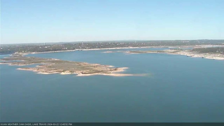 Lake Travis webcam, March 22, 2024 12:45 PM CT