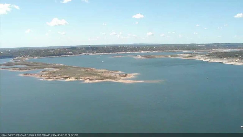 Lake Travis webcam, March 22, 2024 2:00 PM CT