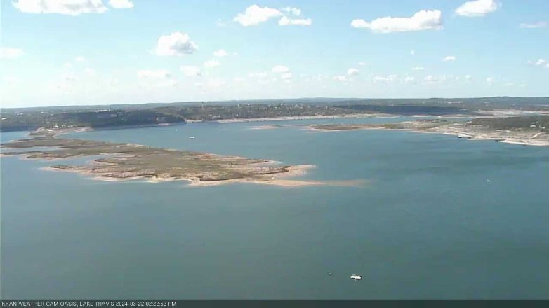 Lake Travis webcam, March 22, 2024 2:25 PM CT
