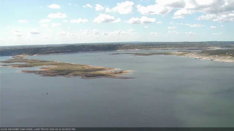 Lake Travis webcam, March 22, 2024 2:45 PM CT