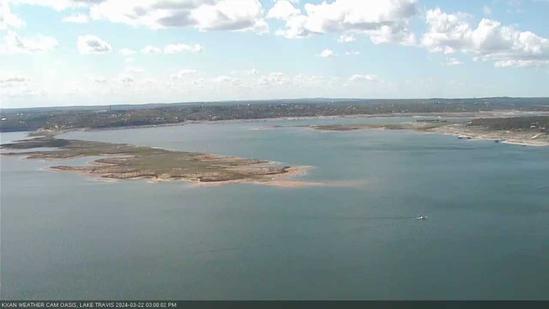 Lake Travis webcam, March 22, 2024 3:00 PM CT