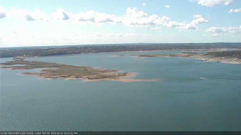 Lake Travis webcam, March 22, 2024 3:25 PM CT